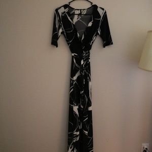 Faux Wrap Maxi Dress